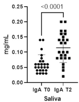 Salivary IgG and IgA in newborn calves and the possible role in the assessment of passive immunity transfer